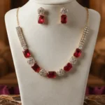 Scarlet Bar Necklace Set